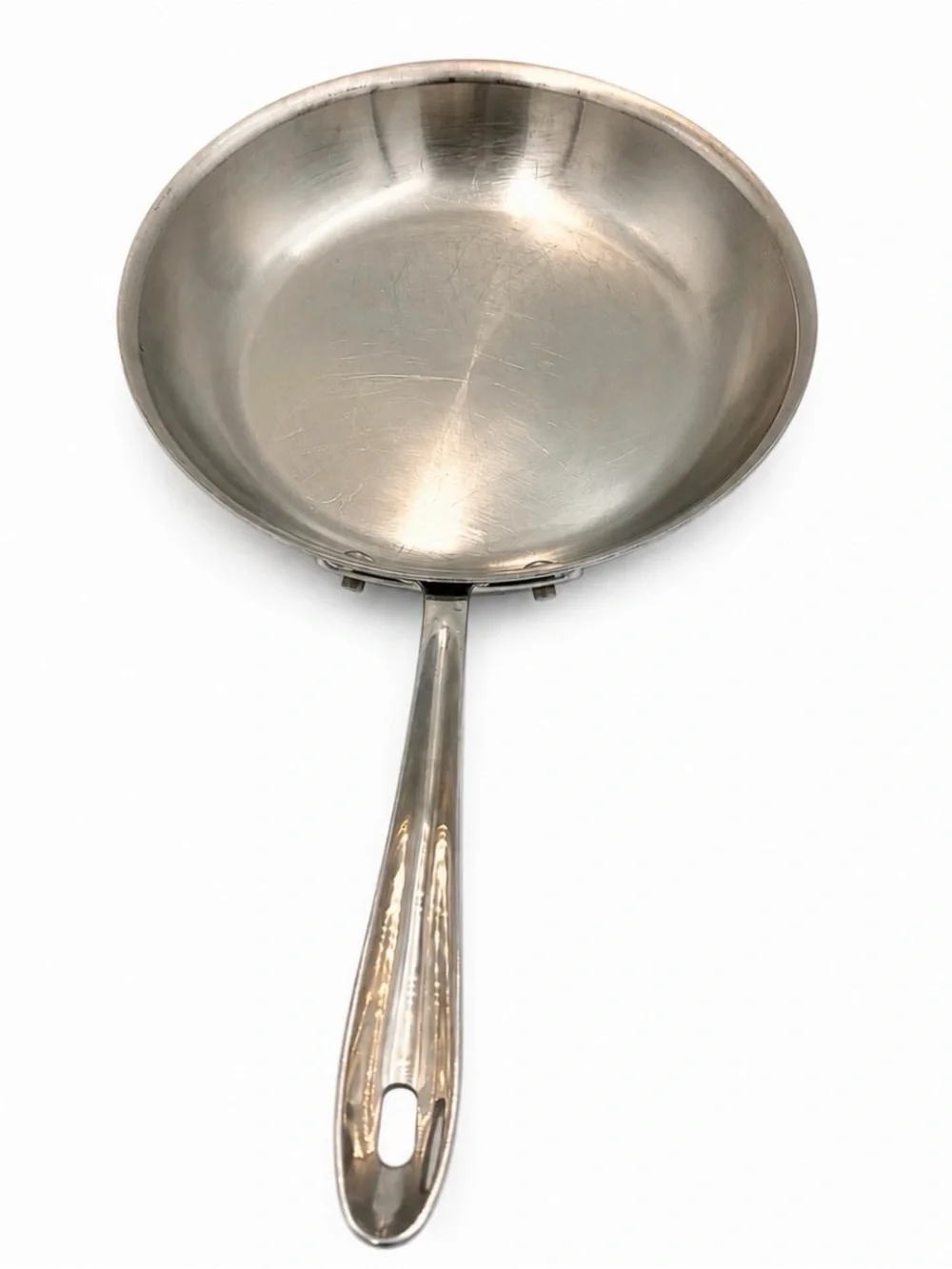 All-Clad 11” Stainless Steel Fry Pan Skillet Made USA Tri-Ply No Lid Induction